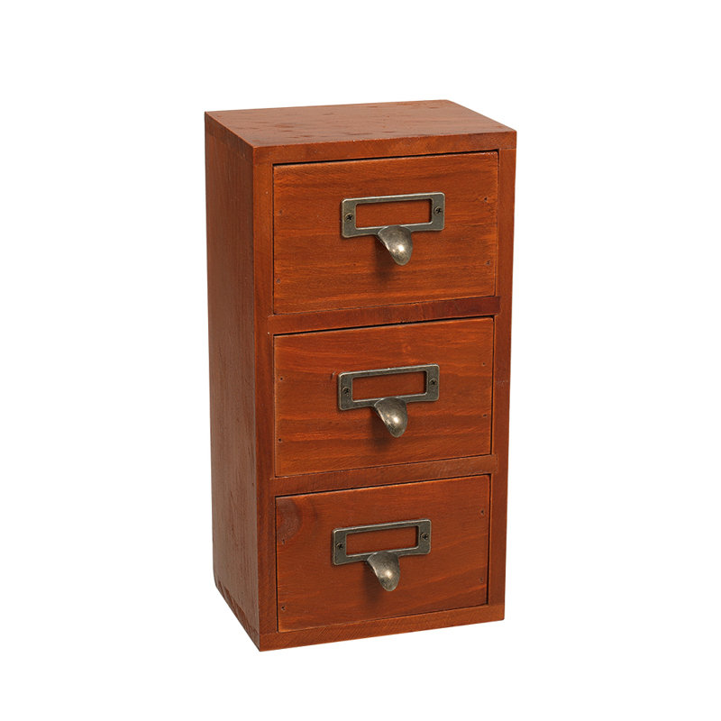 Hallettsville Wood Desk Organiser