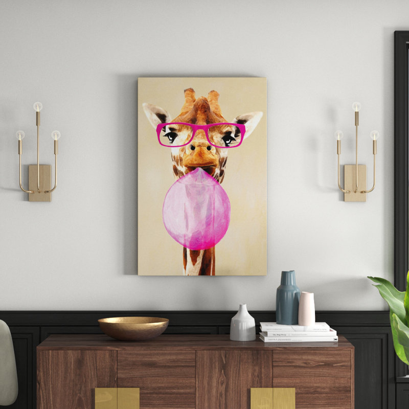 Coco De Paris - Floater Frame Print on Canvas, 101.6 cm H x 66.04 cm W, Brown Framed