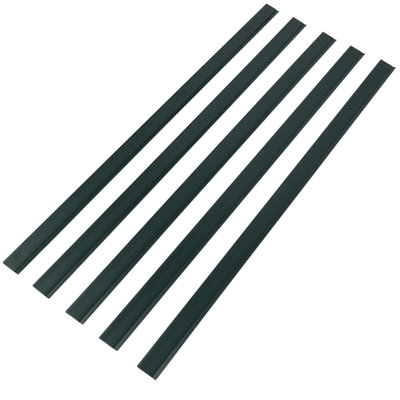 Lossett 2.54cm H x 254cm W Black Composite Fence Panels
