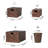 Traditional Assorted Hand-Woven Hyacinth/Iron Baskets (Set of 10)-98403670