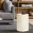 Evas 17.9" H Cement Round Side Table, Speckled Outdoor End Table