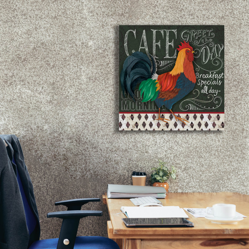  «Breakfast Special» par Fiona Stokes-Gilbert, art mural sur toile, H 26 po x l 26 po
