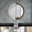 Huldar Glass Flat Wall Mirror