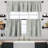 Aztec Pattern 1 Piece Kitchen Valance And 2 Piece Panel Curtain Set-1728027362-1728027391