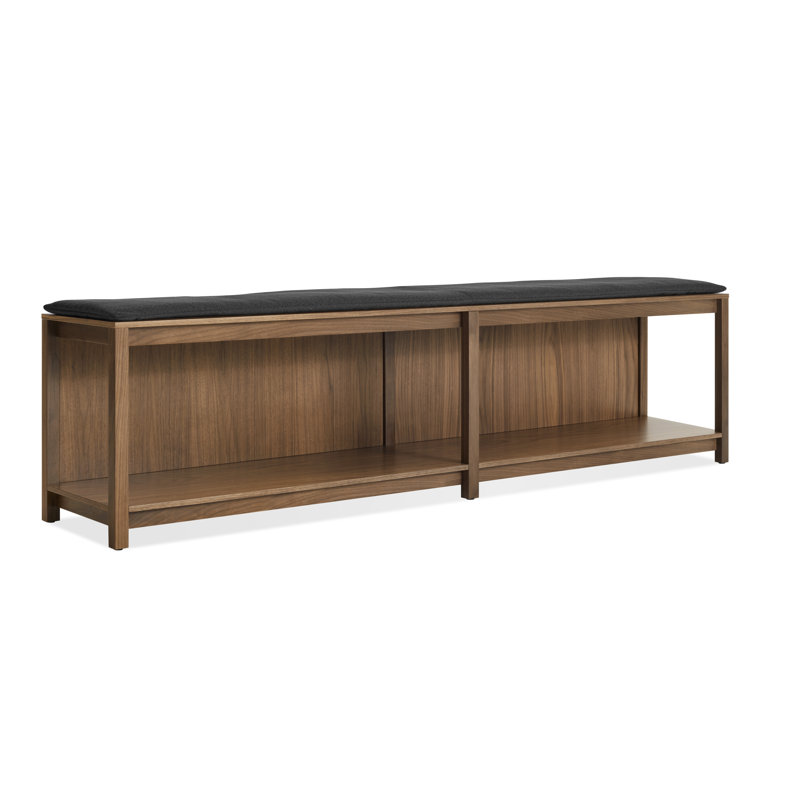 Open Plan Outdoor Bench, Maharam Meld in Panda