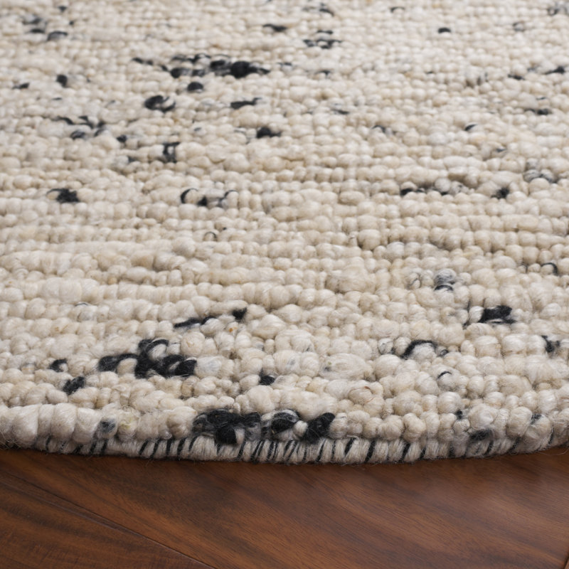 Tapis Natura 257 gris clair / ivoire Natura, Rond 6 pi