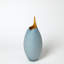Frosted Vase w/Amber Casing-71272872-71272870