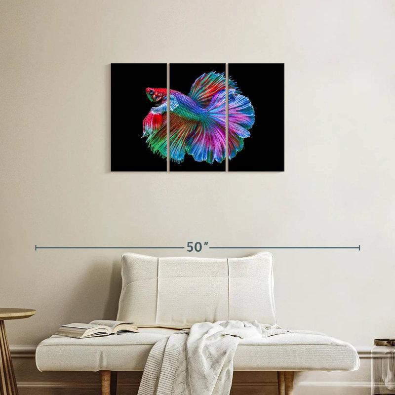 Brampt Chromatic Betta Fish, 20" H x 33" W