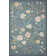 Rifle Paper Co. x Loloi Cotswolds COT-01 Strawberry Fields Teal Rug