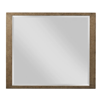 Darrie Wood Flat Wall Mirror