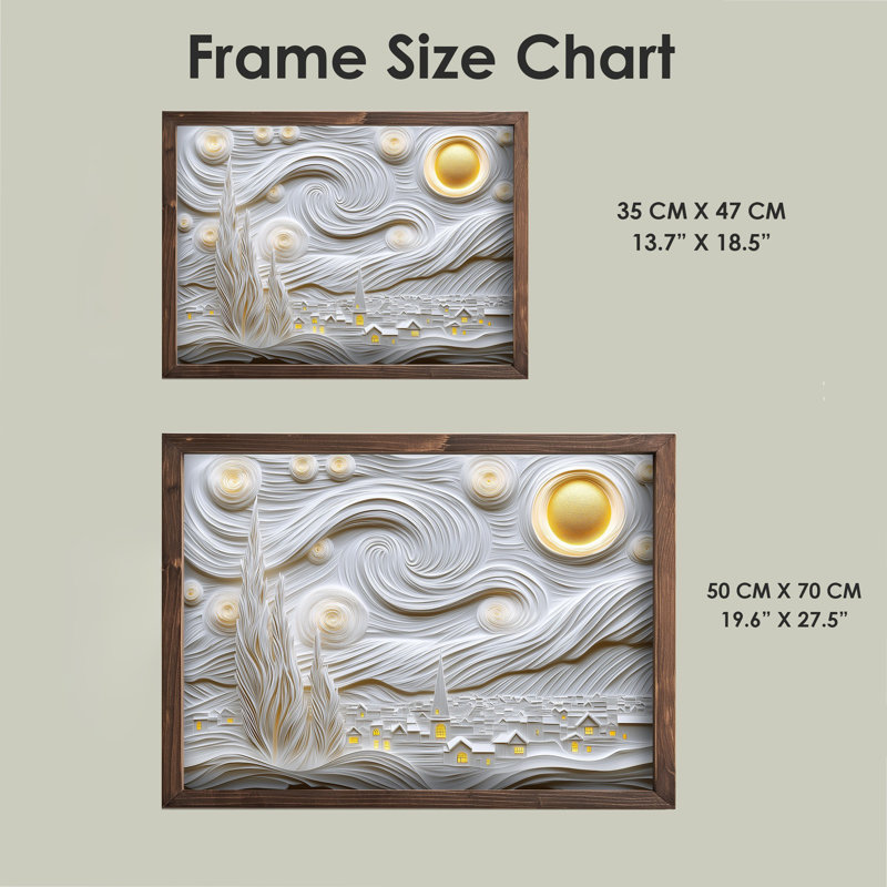Superbe peinture décorative en panneau de fibres à densité moyenne, 13,8 po x 18,5 po x 0,8 po | 100% panneau de fibres à densité moyenne avec épaisseur de 3 mm, cadre en bois de pin élégant | Illustration UV imprimée pour la décoration intérieure, parfaite pour le salon et la chambre à coucher