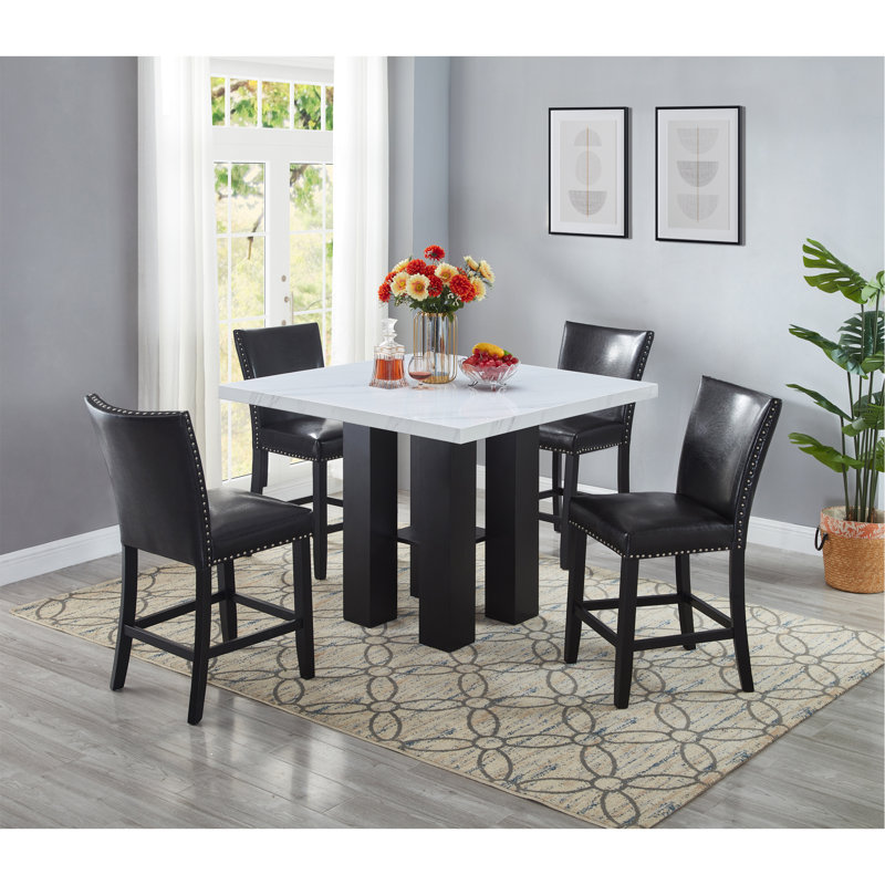 Fauteuil en polyuréthane 2pc, Noir