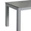 Ensemble de salle à manger pour table de billard intérieur / extérieur 6 places avec accessoires, finition ciment-329803953