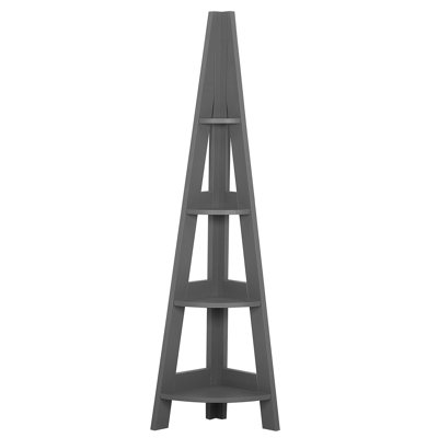 Aloysius 169 cm H x 49 cm W Corner Bookcase