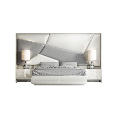 Tufted Solid Wood and Upholstered Standard Bed -  Orren Ellis, 5A63C08AE5FB4175BAC11C561D1F817A