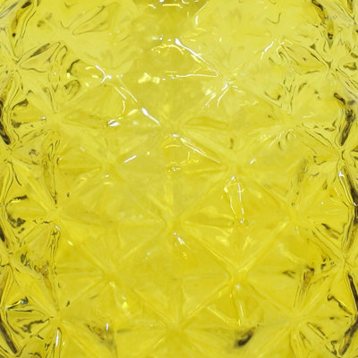 Lybarger Pineapple 3-in-1 Outdoor Citronella Torch Set with Adjustable Height - Yellow