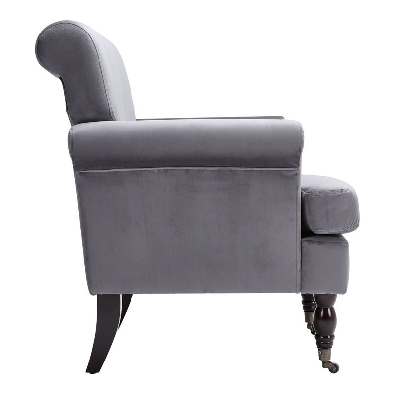 Nikep Upholstered Armchair, Grey