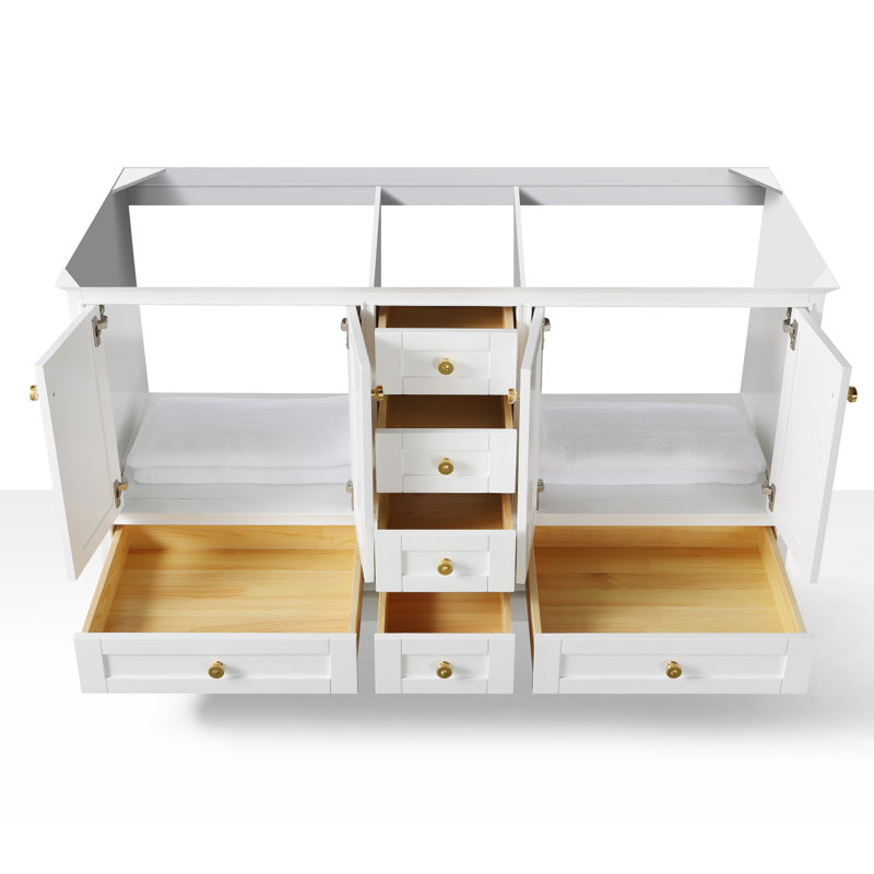 Base de meuble-lavabo double 59 po Jeannine