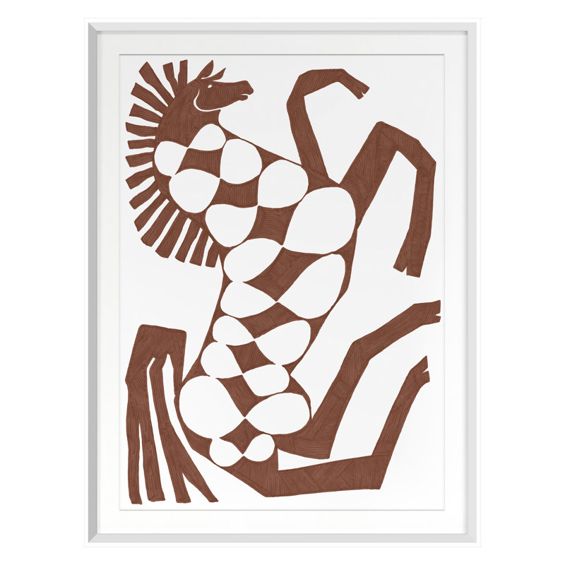 «Beasts of Eden 28» par Amaral, Melanie, H 32 po x l 24 po, Blanc