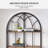 Nitya 5-tier Bookshelf, Tall Arched Bookcase For Office, Bedroom, Living Room, Easy Assembly