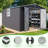 10 Ft. W X 12 Ft. D Metal Storage Tool Shed, Outdoor Shed With Window & Air Vents-122442545