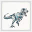 Leopoldo Bite and Fight T-Rex, ensemble de 3 reproductions encadrées-2001928144