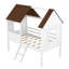 Lit simple avec fenêtres latérales - «Restful And Happy Sleep Play Wood House Two For A»