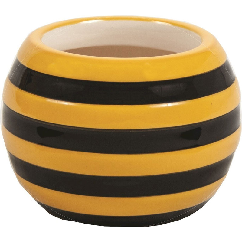Jardinière abeille jaune et noire igourdane