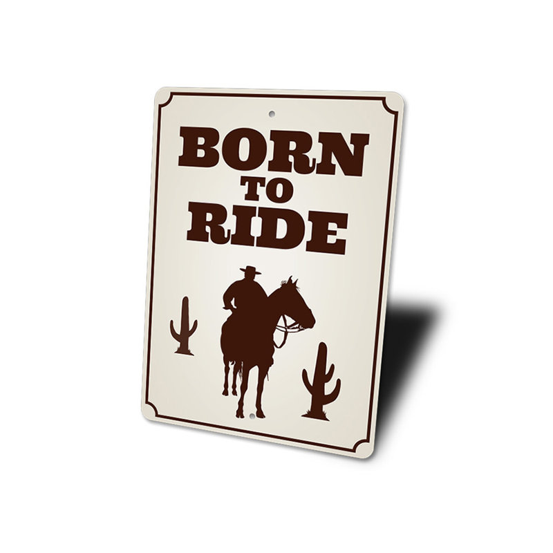 Plaque en aluminium «Horse Lover», H 18 po x l 12 po x P 0,06 po