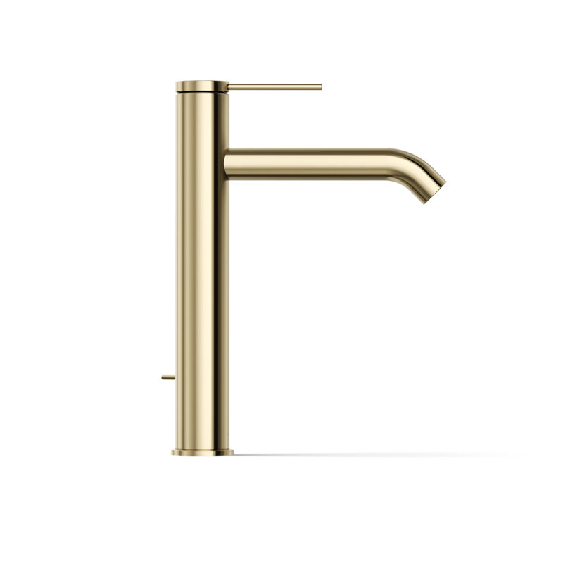 Components Single-Handle Bathroom Sink Faucet, Vibrant French Gold