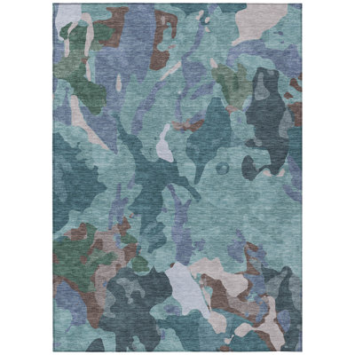 Machine Washable Indoor/Outdoor Oden ACN2161 Modern Rug