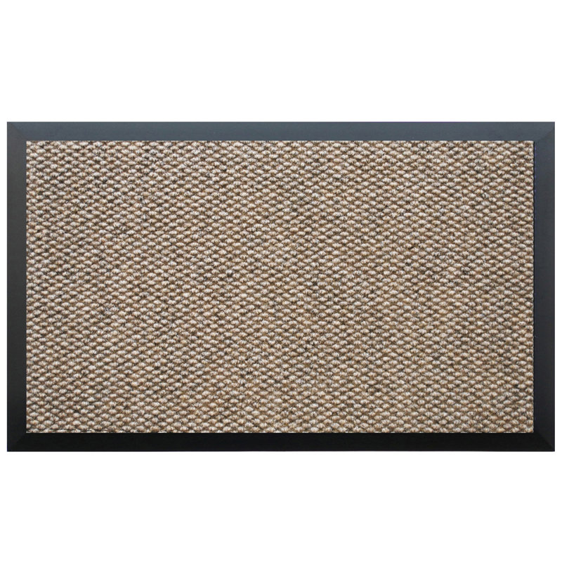Paillasson d'extérieur antidérapant uni, 6 pi x 10 pi, Sable