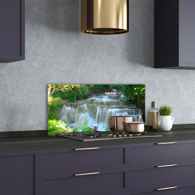 Floumoy 50cm W x 100cm L Glass Peel and Stick Panel