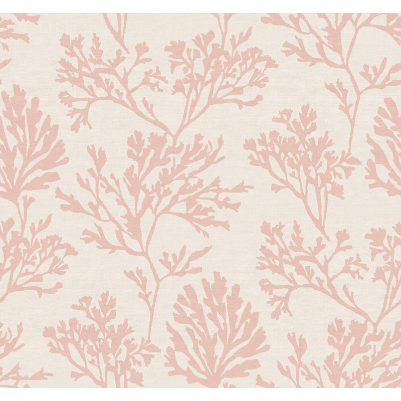 Tortuga Coral Weave Wallpaper, Pink