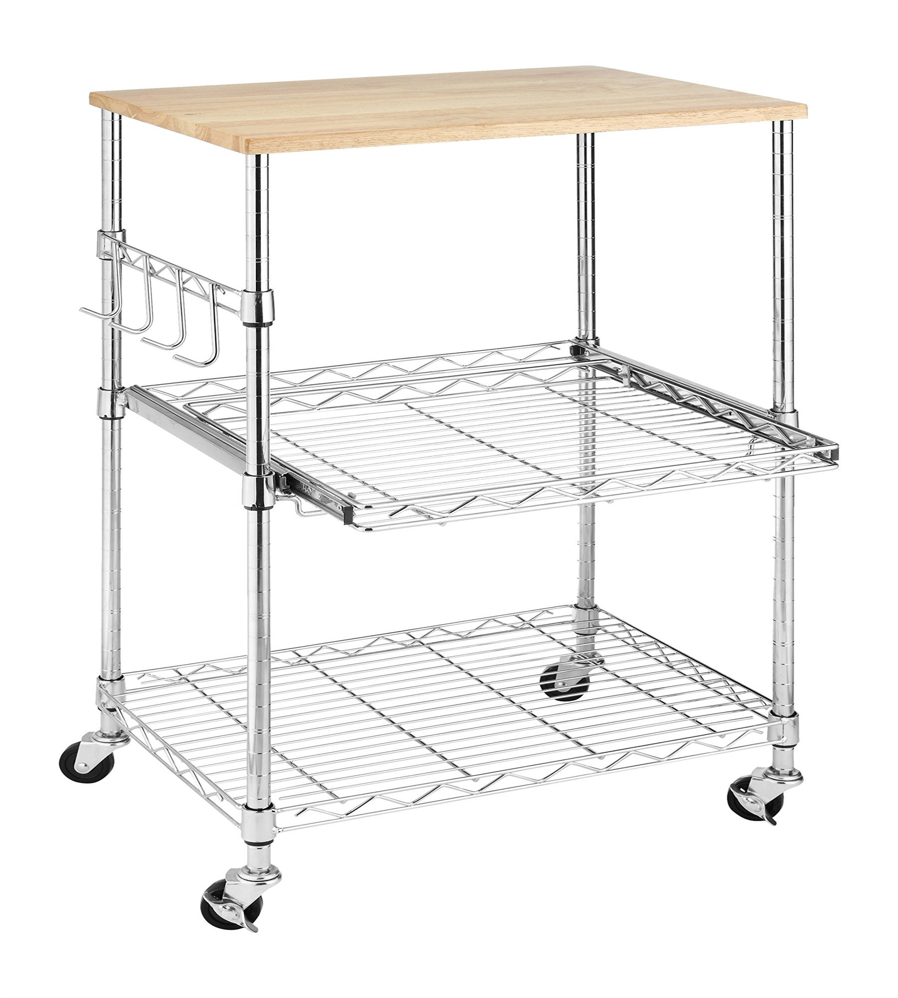 Latitude Run® Hughe 22.5'' Standard Baker's Rack with Microwave ...