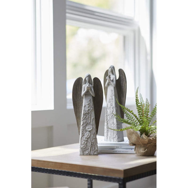 2 Piece Stansbury Angel Figurine Set
