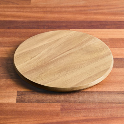 Rachael Ray Magnetic Acacia Trivet With Silicone Feet, 9-Inch