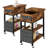 Daymien End Table Set with Storage and Built-In Outlets