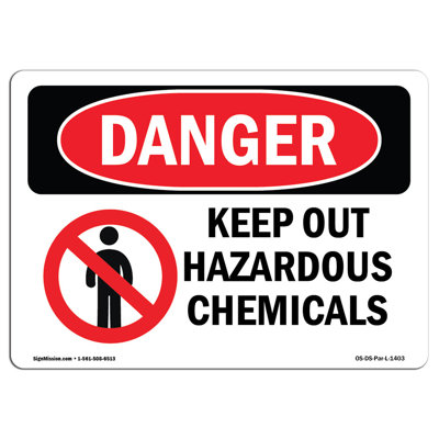 Panneau de danger OSHA