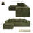 Harvill Boneless 2 - Piece No Assembly Required Upholstery Free Combination Cloud Sectional Sofa with Pillow-1260119433-1264245005