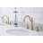Creation Embassy 72'' Stone Oval Bathroom Vanity with Overflow -1476869563