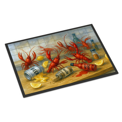 Crawfish Gone Wild Doormat