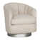 Tipsy Upholstered Swivel Barrel Chair