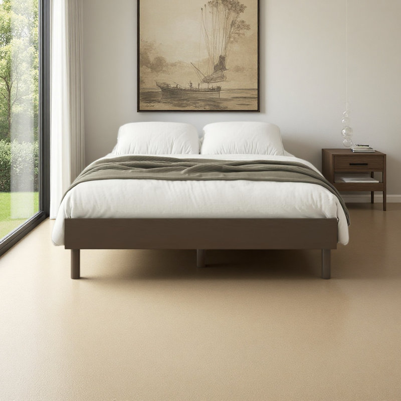 Tool-Less Wood Platform Bed