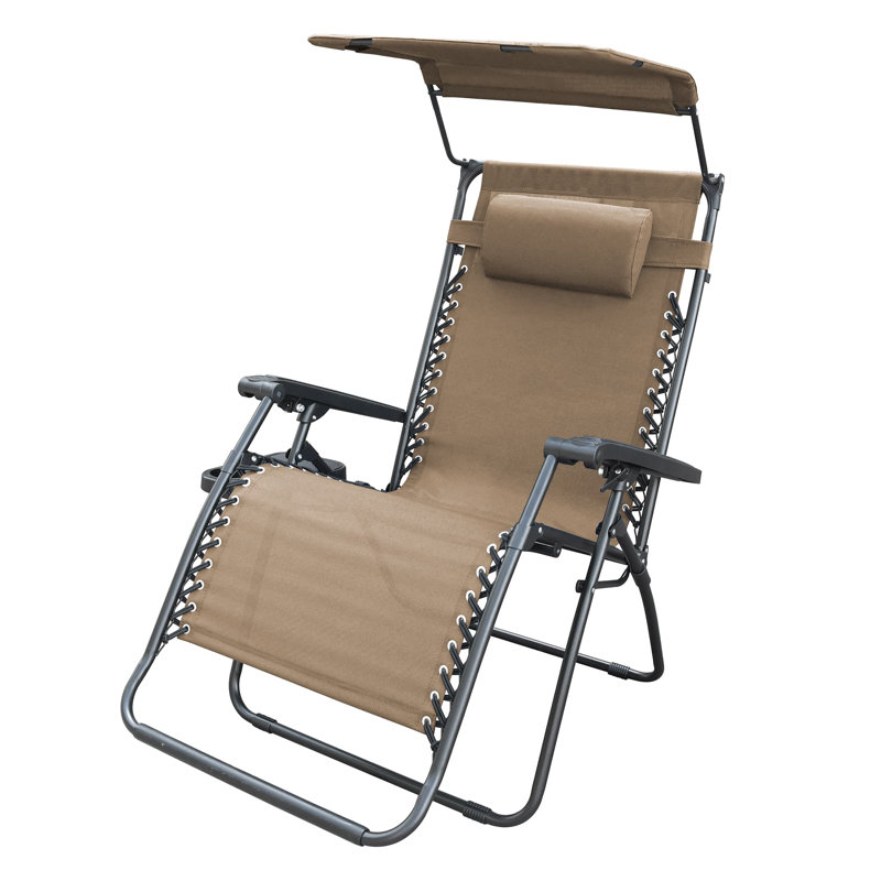 Ragland Folding Zero Gravity Chair, Tan
