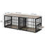 Meuble de cage d'angle pour chien Gurmukh-787019112-787019114