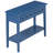 Rustic Console Table with Open Shelf, Rubber Wood Legs, Ideal for Entryways, Living Rooms, and Hallways-1922627216