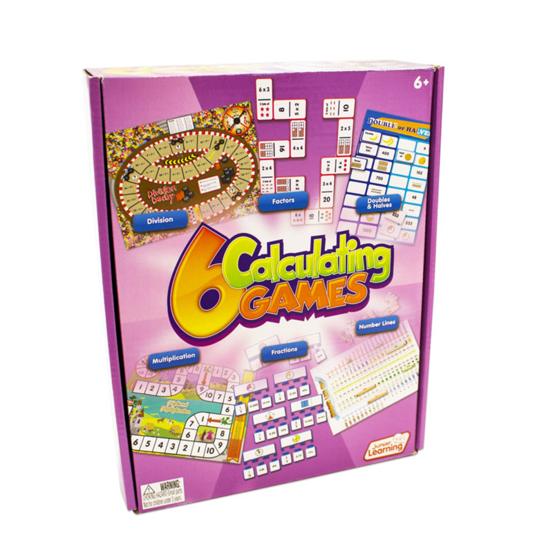 Ensemble de 6 jeux de calcul