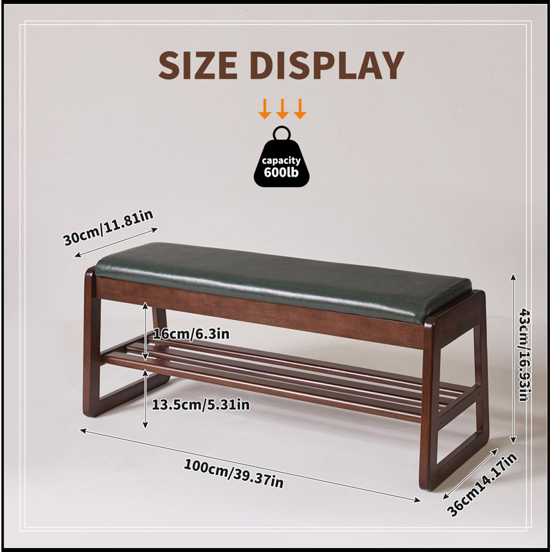 Étagère à chaussures avec rangement dissimulé et tablettes ouvertes, Vert foncé