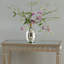 94cm Glass Top Console Table